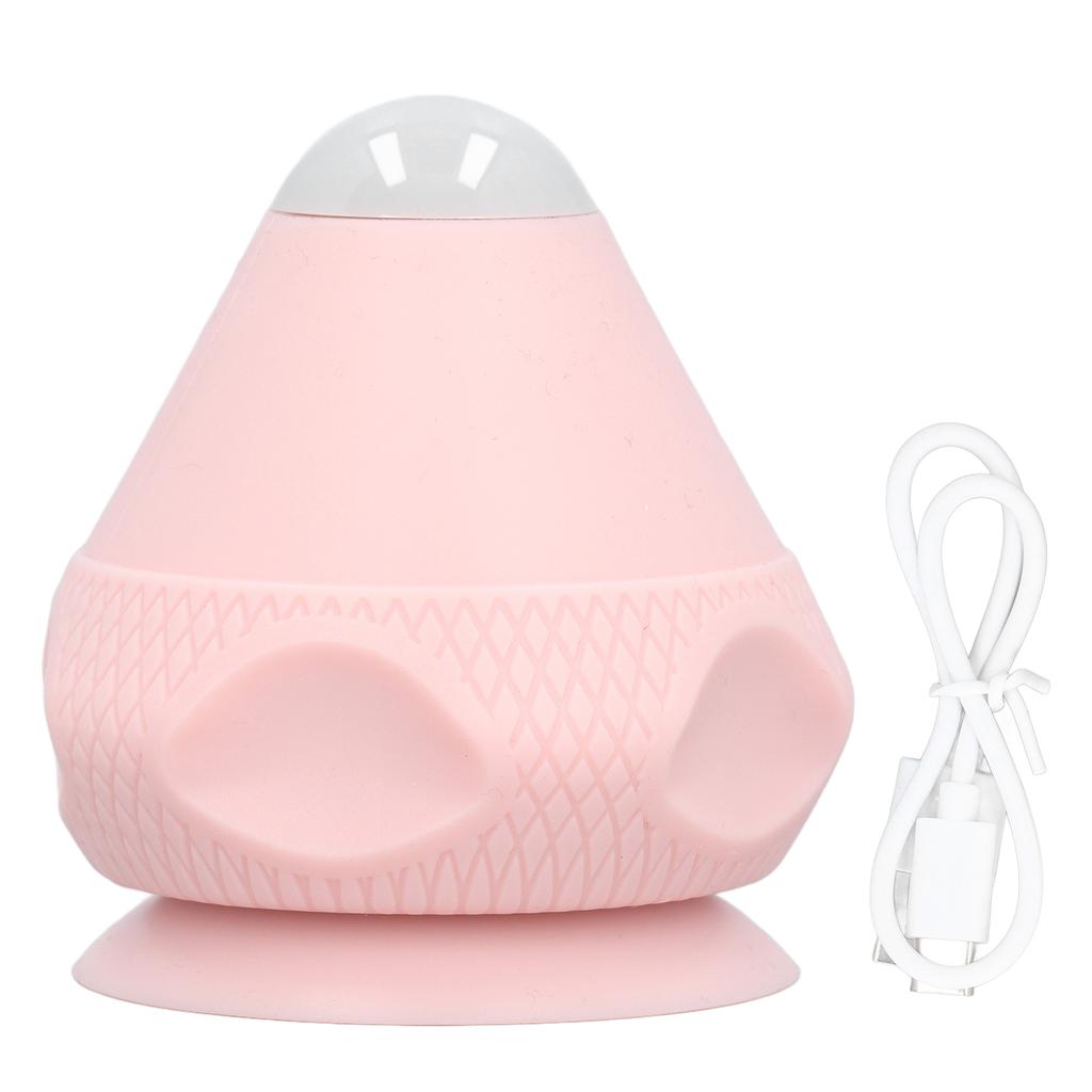 Suction Cup Massage Ball Silicone and PC Type C Rechargeable Automatic Shutdown Mountable Massage Ball for Shoulder Relaxation