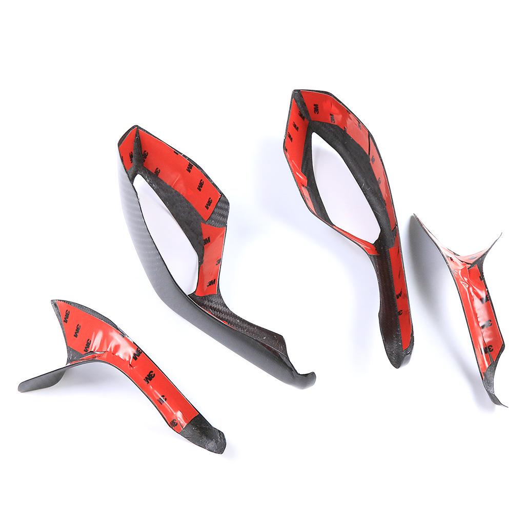 Carbon Fiber Mirror Covers for Yamaha R1 Motorcycle