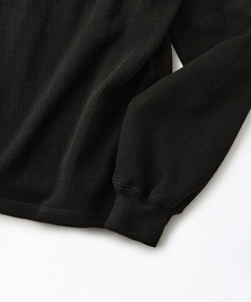 OUTSTANDING Thermal Long Sleeve Tee_Black