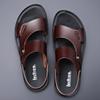 Summer Man's Genuine Leather Sandal for Men Beach Sandals Men Designer Men's Shoes Men's Comfortable Slipper Brands Shoes