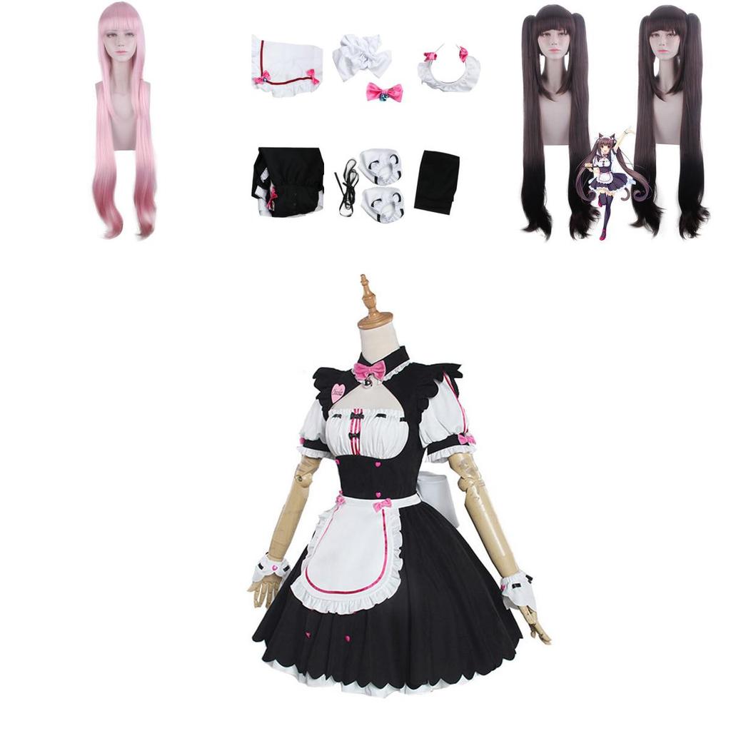 Japanese Anime Nekopara Chocola Vanilla Cosplay Costume Perfect Stitches Breathable Design