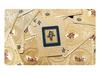 Gold Edition: Portable Mahjong Set with Plastic Tiles & Waterproof Poker Cards