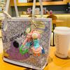 And Fun Cute Peach Duck Keychain Cartoon Pendant For Backpacks Gifts And