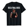 Funny Viral Bower Haircut Ibiza Final Boss Meme Club Summer T-shirt For Men Women 100% Cotton T Shirts Short Sleeve Tops P386