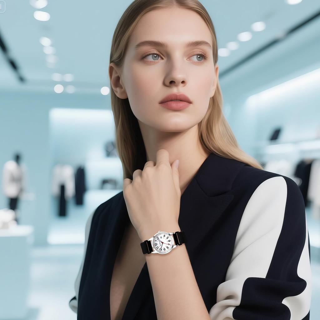 Woven Bracelet Watch with Waterproof Quartz Date Braided Large Analog One Size Fits Affordable Business Watch for Men Day Gift for Boyfriend Men's