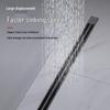 Gunmetal Ultra-Narrow Linear Stainless Steel Anti-Odor Shower Floor Drain