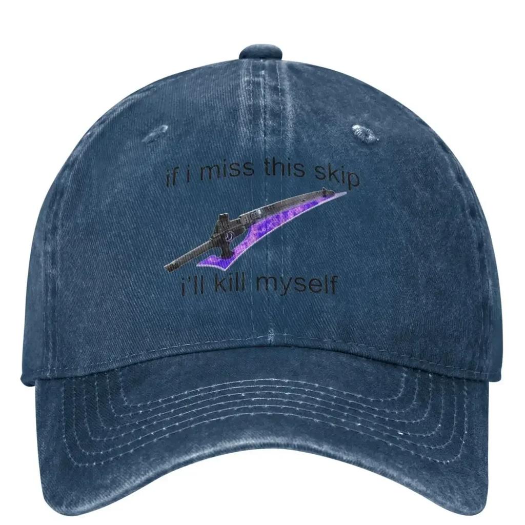 2 Game Washed Baseball Cap If I Miss This Skip Casual Hip Hop Hats Summer Women Outdoor Sun Sun Protection Baseball Caps