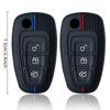 3 Button Silicone Car Remote Key Fob Cover Case For Ford Ranger C-Max S-Max Focus MK3 Galaxy Mondeo Transit Tourneo Custom
