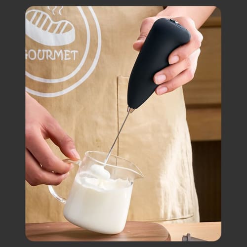Ultra-Lightweight Handheld Milk Frother, Mini Electric Mixer for Coffee, Cappuccino, Latte, Matcha, and Hot Chocolate