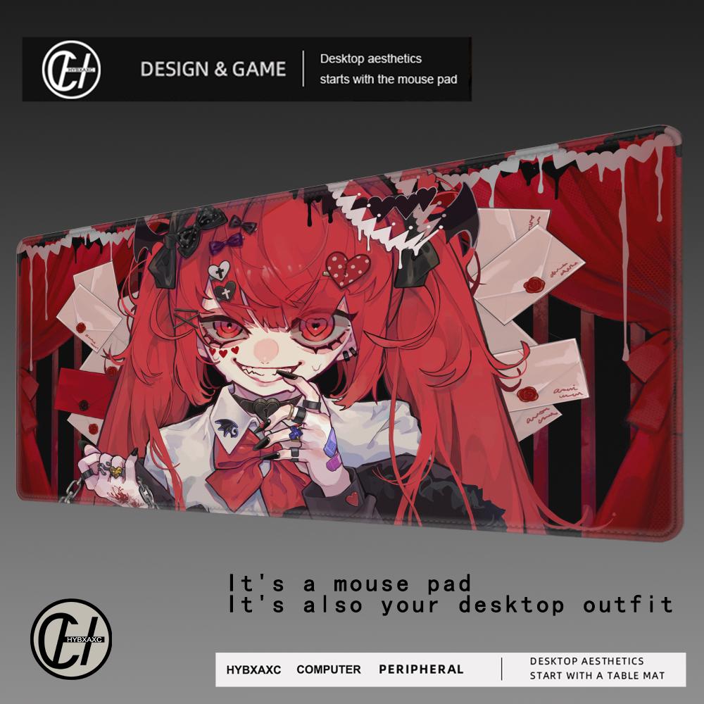 HYBXAXC Mouse Pads Anime Sexy Girls Ultra-Smooth Non-Slip Ideal For 900x400 Gamers Mouse Pad Shock-Absorbing Protect Your Desk
