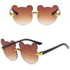 Cartoon Bear Children Rimless Sun Glasses UV385 Eyewear Cute Baby Sunglasses  for Boys Girls
