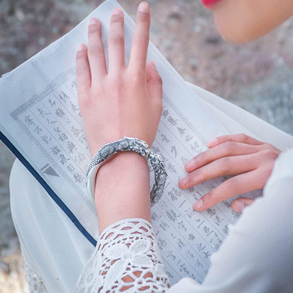 Bangle for men and Pixiu good luck protection from amulet metal fashion accessory women, silver, bangle, bracelet, evil, bangle, allergy-friendly,