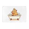 Capybara Doormat Durable Carpet Rug Kitchen Entrance Home Floor Mat for Bathroom Footpad Mats