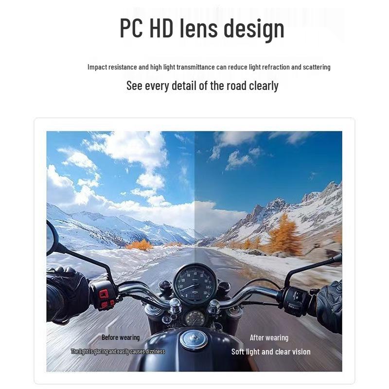 Beliebte wind- und sanddichte Motorrad-Fahrbrille – Offroad- und Harley-Helm-kompatibel