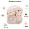 Gbee Organic Cotton Baby Rattle - Newborn Soothing Toy 0-1 Year