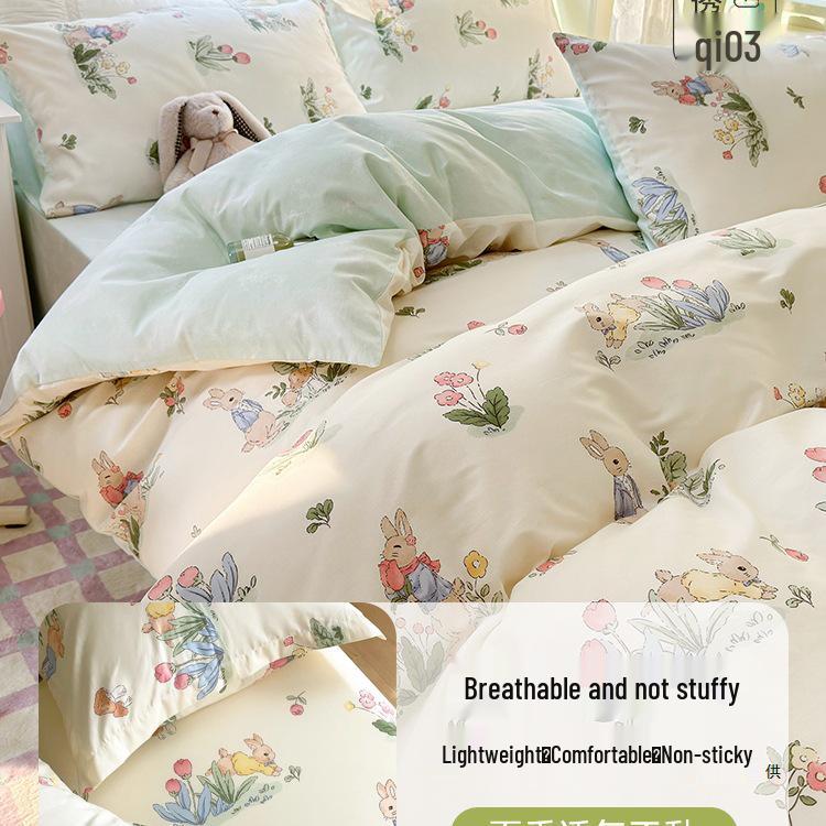 Thickened Disposable Travel Pillowcase & Duvet Cover Set for Single/Double Hotel Bedding