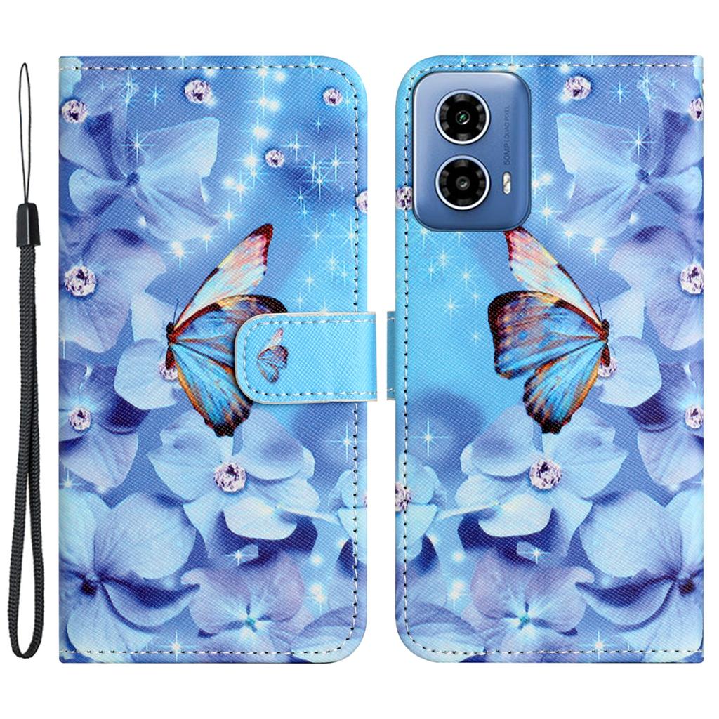 Do etui na telefon Motorola Moto G24 Power Phone Case 3D Pattern Leather Wallet Cover