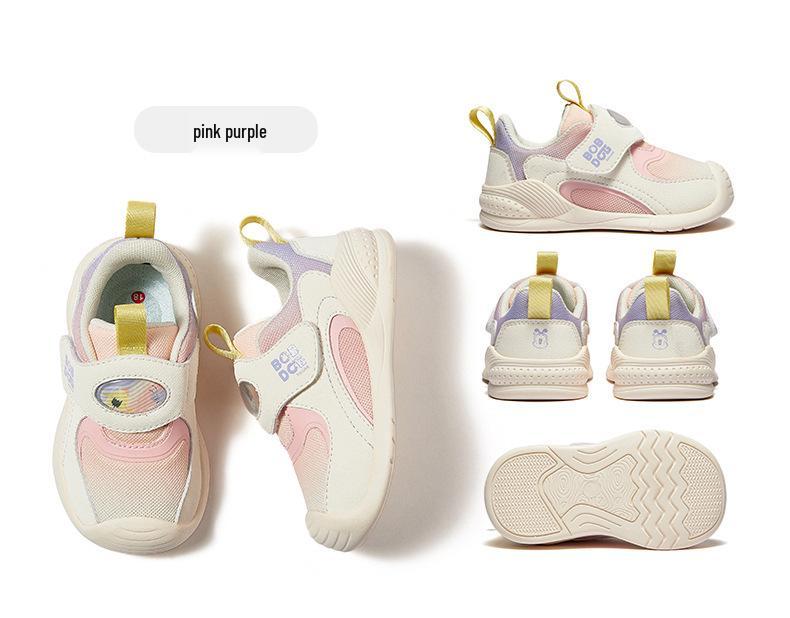 Bobodou Kids' Spring 2025 Breathable Mesh Shoes - Soft Sole for Boys & Girls