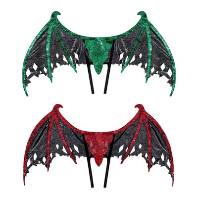 Glittering Dragon Wing Costume Accessory Role Playing Easy Wear For Cosplay And Halloween Parties
