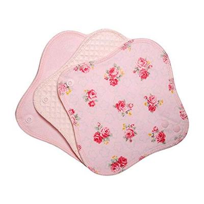 Sweet Cotton Cloth Napkin Waterproof Flannel Panty Liner Cotton 3 Pieces Made In Japan 100% (Happiness)