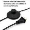 2Pcs Step on Button Control Floor Footswitch Round Reset Button Pedal Switches Foot Pedal Push Switches Easy to Use
