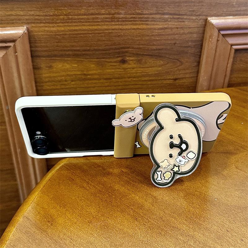 Vintage 2025 Cartoon Magnetic Rocking Stand for uraX Phone Case N3