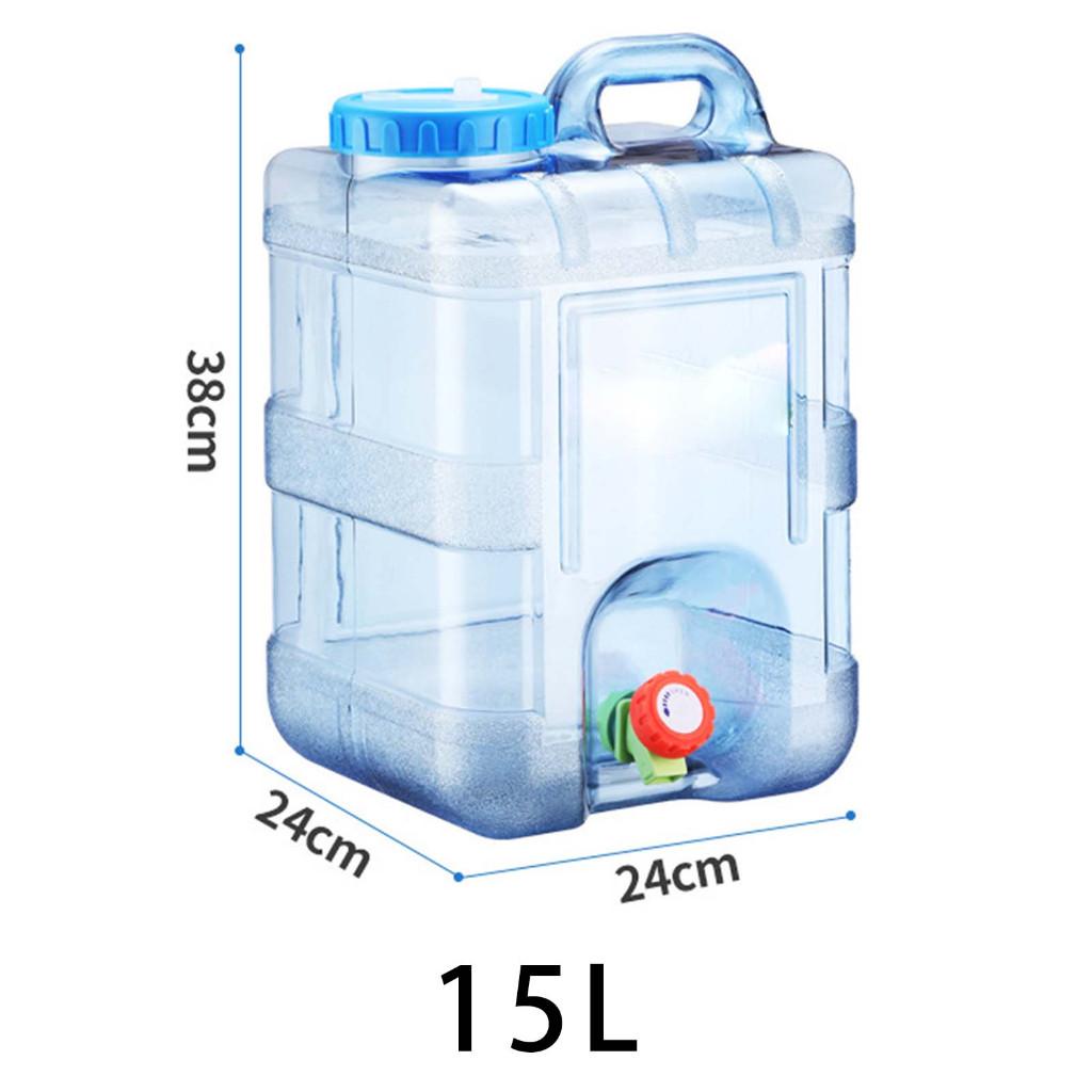 5-25L Portable Water Tank Household Large Capacity Water Storage Container Water Barrel for Outdoor Camping