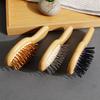 Mini Hair Comb Eco-Friendly Wooden Portable Air Cushion Cute Airbag Anti Static Wide Round Head Tooth Massage Combs Hair Brush