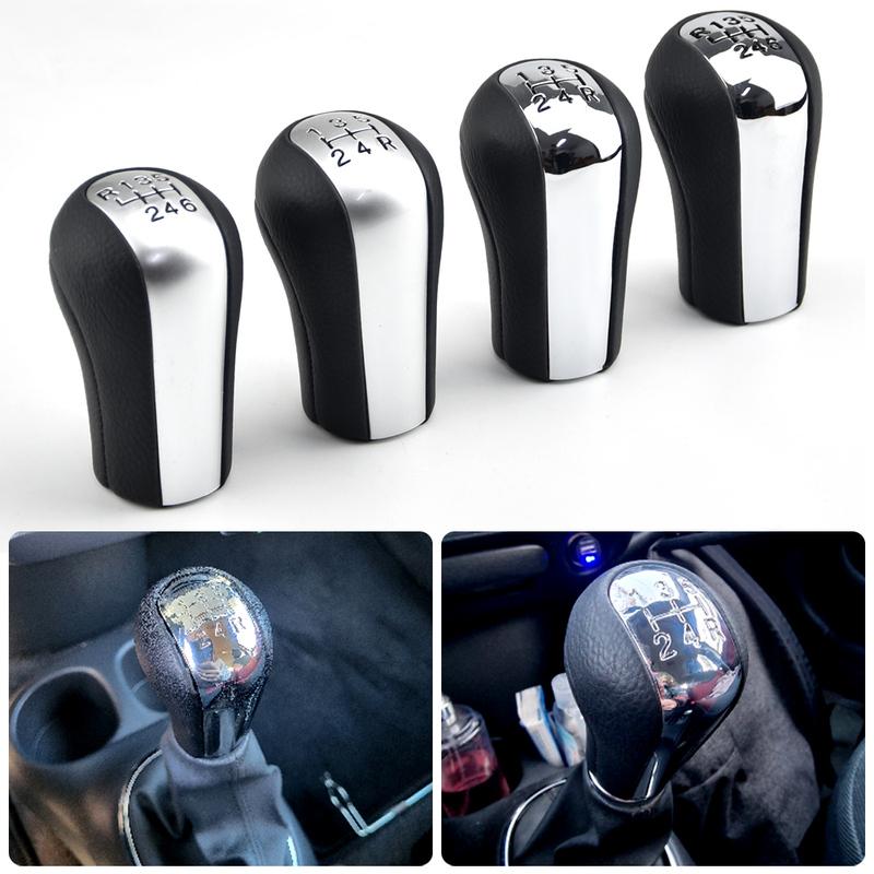 5/6 Speed MT Car Gear Shift Knob PU Leather For Toyota Corolla Verso RAV4 Yaris AYGO Gearshift Shifter Lever Stick