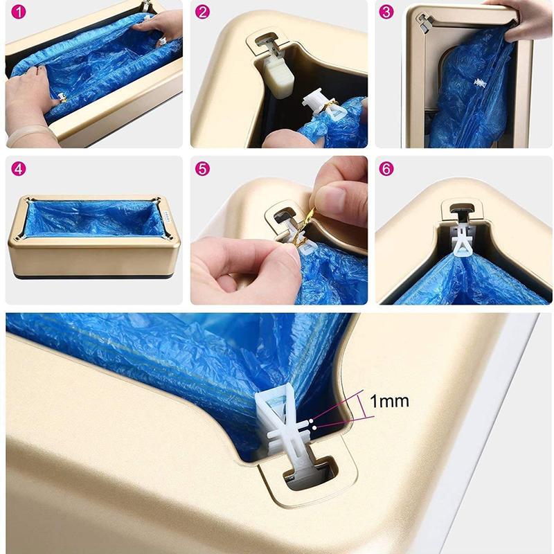 100Pcs T-Shaped G-Shaped Buckle Overshoes For Automatic Shoe Cover Dispensers