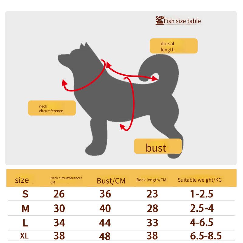 1pc Pet Products Shark Pet Clothes Winter and Autumn Warmth Halloween Universal Dog Clothes Cat Clothes Cat Supplies Blue