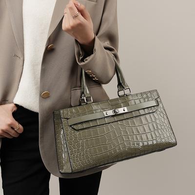 Bag Alligator Leather All-in-one Women's Hand Bill Shoulder Crossbody Bag