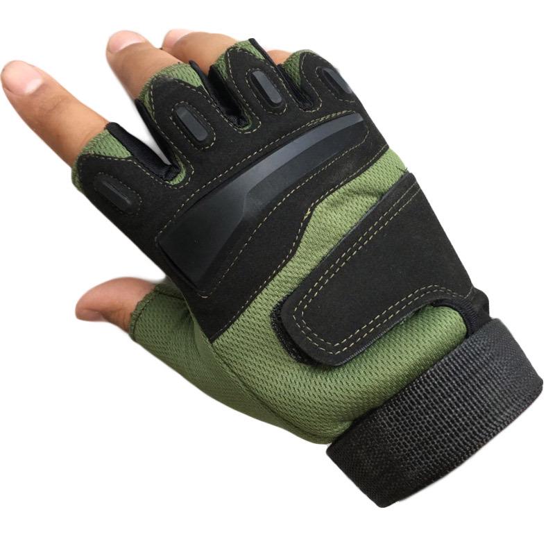Tactical Half-finger Gloves, Black Eagle Half-finger Eating Chicken, Colored Eagle, Summer and Autumn Sun