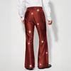 Men's Shiny Sequin Trousers Retro Elastic Waist Party Dance Pants Wide Leg Night Club Disco Pants for Stage Performance Hip-Hop Bar