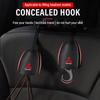 Leather Car Seat Back Hooks Portable Hanging Bag Rack For Mitsubishi ASX Lancer L200 Pajero Sport Attrage Mirage Eclipse