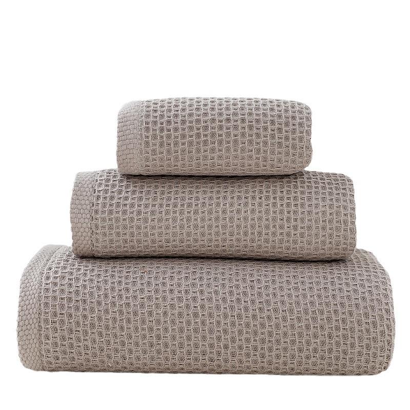 

Хлопковая наволочка для полотенца, Хлопковое квадратное полотенце, Полотенце-полотенце, Комплект из трех частей из чистого хлопка увеличенного размера и утолщенный