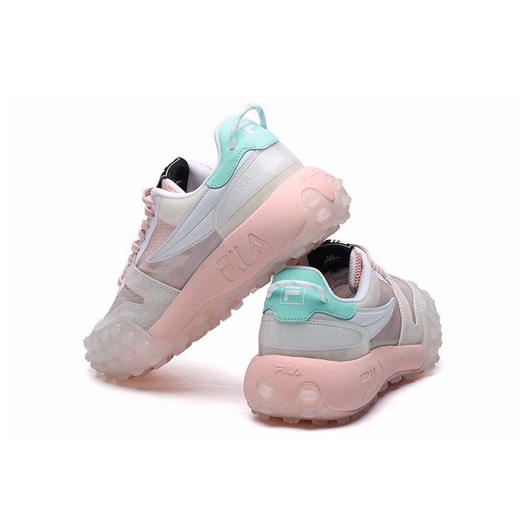 Fila Gara Low Shell Pink White (Womens) Women Sneakers 71B-Salmon F12W124140FPW