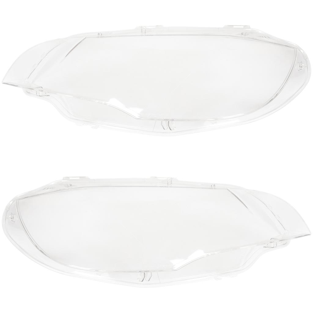 BMW X6 E71 08-14 Headlight Glass Lens Left + Right 2 Pcs Set
