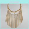 Fashion Headpiece With Water Drill Chain Tassel Fringe For Women
