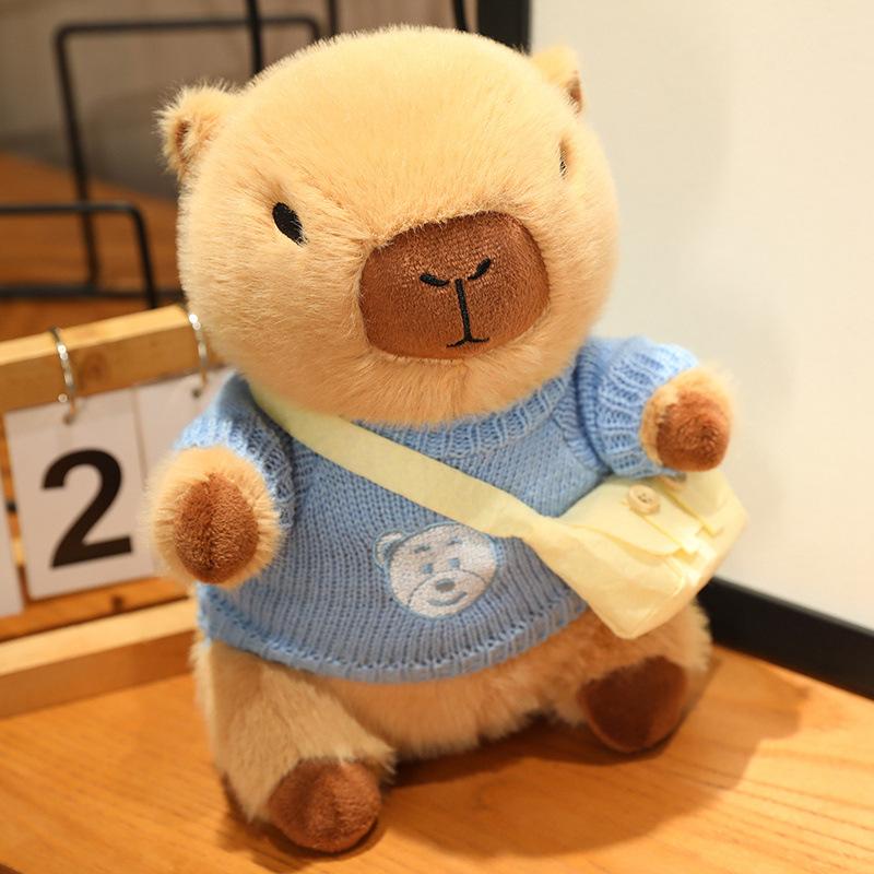 Capibara Capybara Doll Plush Toy Clothing Capybara Sleeping Pillow Ragdoll Funny Birthday Gift