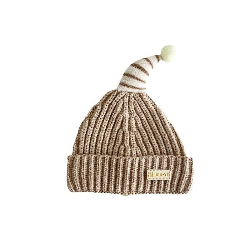 Baby hat autumn and winter children's wool hat cute knitted hat girls pullover hat infant warm hat
