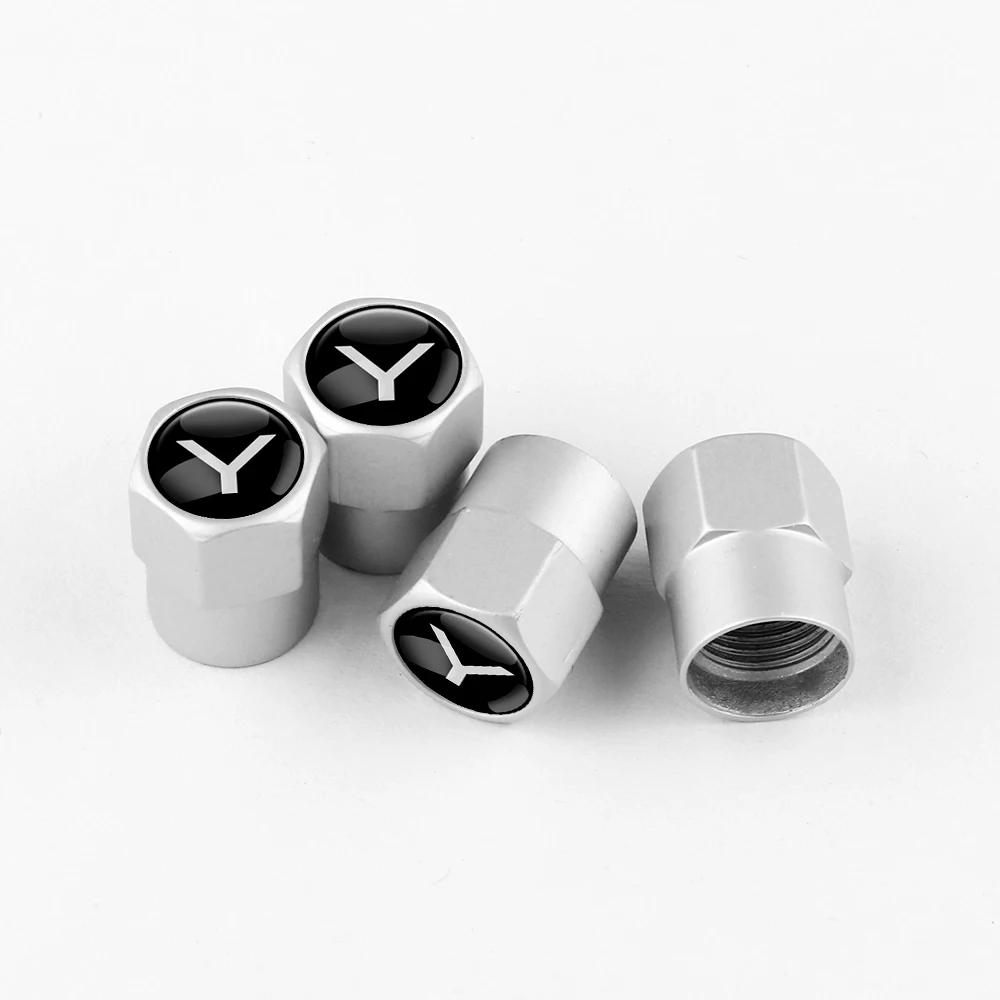 

Car Sticker Tesla 4pcs Car Wheel Tire Valve Caps Tyre Stem Caps Bolt-In Accessories For Tesla SpaceX Model 3 Model S X Model Y R