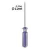 Plastic Handle Screwdriver Slotted Small Driver 1pc Crosshead and Phillips mini short-handled screwdrivers