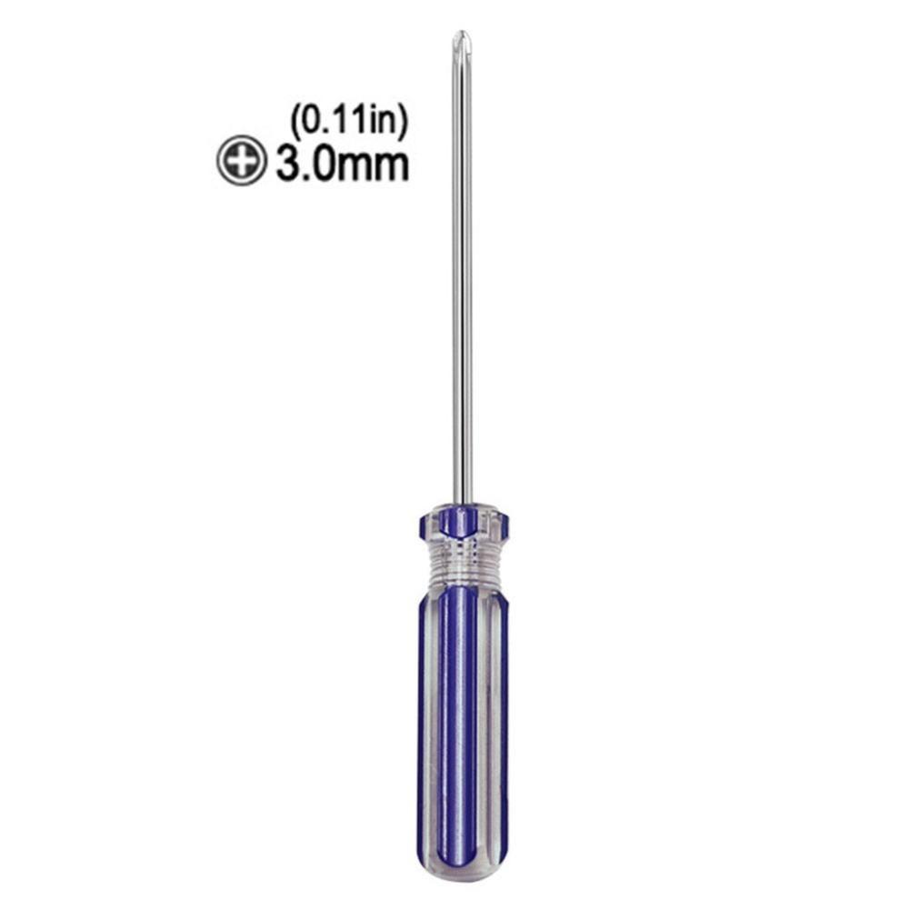 Plastic Handle Screwdriver Slotted Small Driver 1pc Crosshead and Phillips mini short-handled screwdrivers