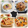 2pcs Silicone Waffle Insert for Ninja AF300EU AF400EU Belgian Waffle Mold Air Fryer Accessories Non Stick Silicone Waffle Liner