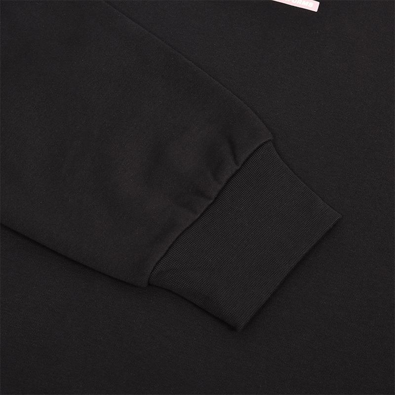 Skechers Casual Letter Design Round Neck Long Sleeve Sweatshirt Women sweatshirt Black P422W022-0018