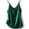 Sexy Halter V Neck Crop Top Women Satin Sleeveless Summer Y2K Cami Basic White Black Strap Tank Tops Camisole