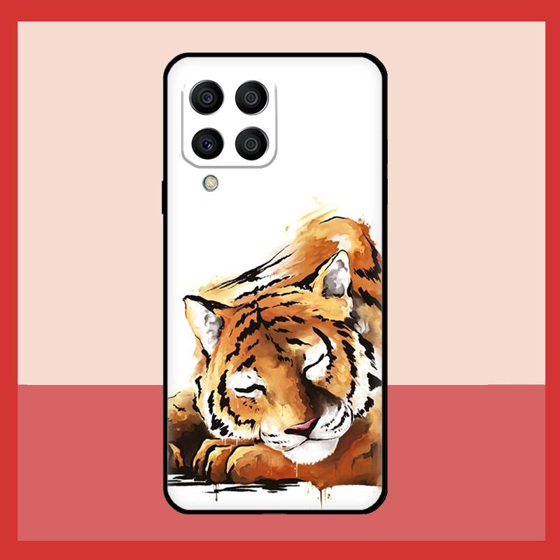 Animal Tiger Art Case For Samsung Galaxy M56 M12 M06 M32 M52 M35 M55 M15 M11 M13 M14 M16 M36 M31 M53 M34 M54