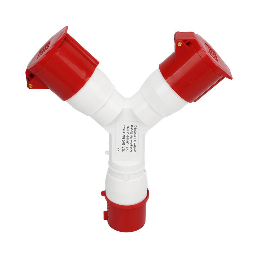 Y Shaped Industrial Plug 1 In 2 Out Explosion Proof 4 Core 2P and N and E IP44 Protection for Agricultural Production