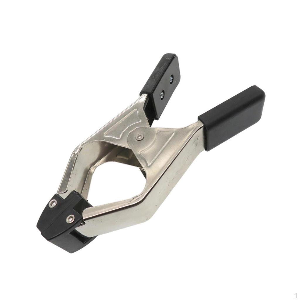 Nerezová pružinová svorka Stanová spona Ergonomická rukojeť Gripper Protiskluzová Ruka Tvaru A